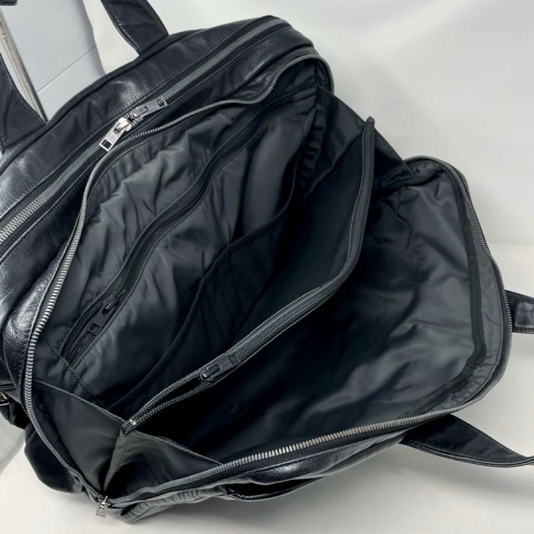 吉田カバン★本革 ラゲッジレーベルエレメント 2way レザーバッグ