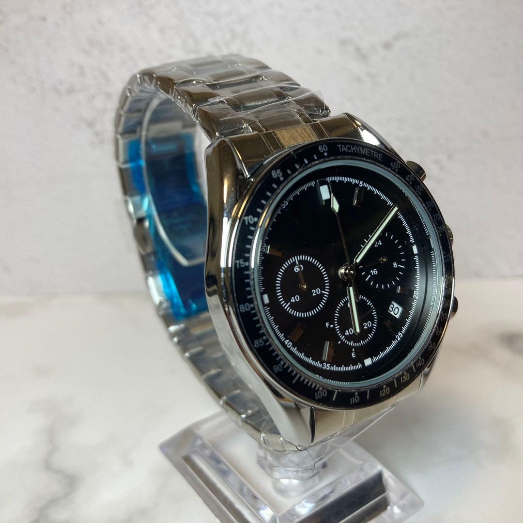 新春値下げ1000円引★ノーロゴ クロノグラフ カスタムウォッチ オマージュ