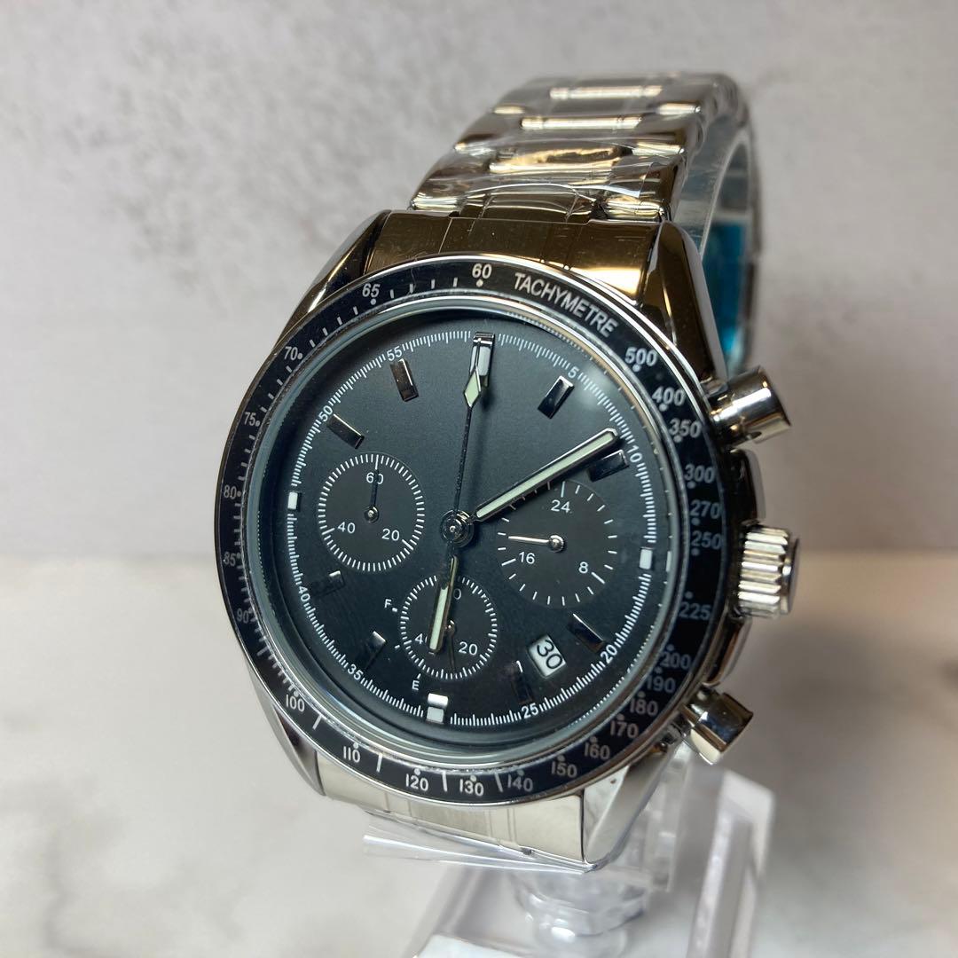 新春値下げ1000円引★ノーロゴ クロノグラフ カスタムウォッチ オマージュ