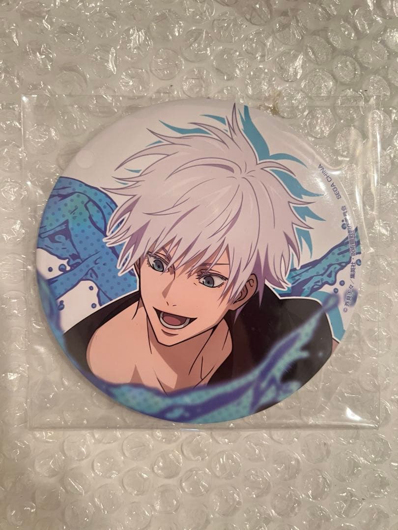 呪術廻戦セガラッキーくじSPLASH×BATTLE 缶バッジ五条悟