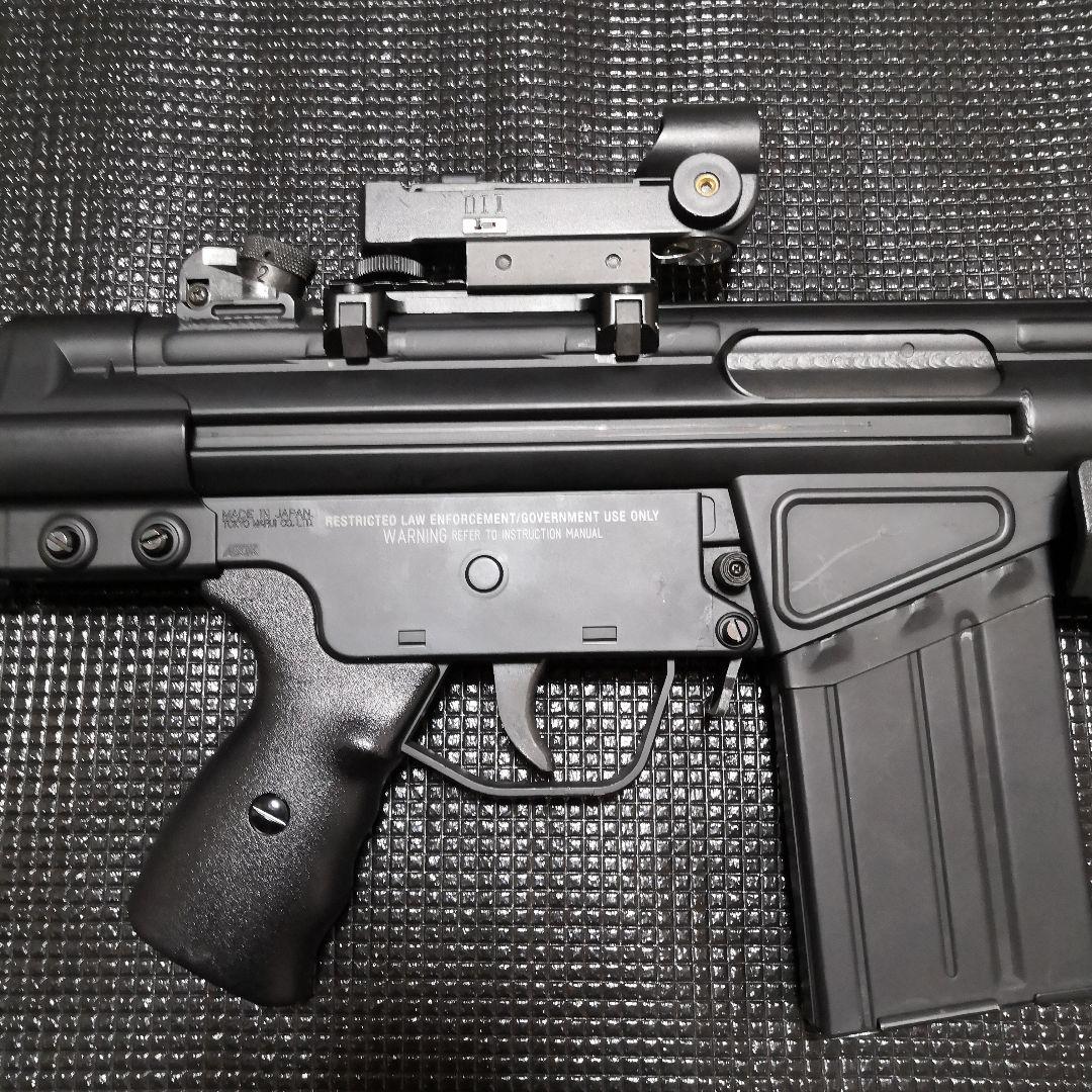 東京マルイ製　G3 SAS 電動ガン 充電器、動作確程度バッテリー付