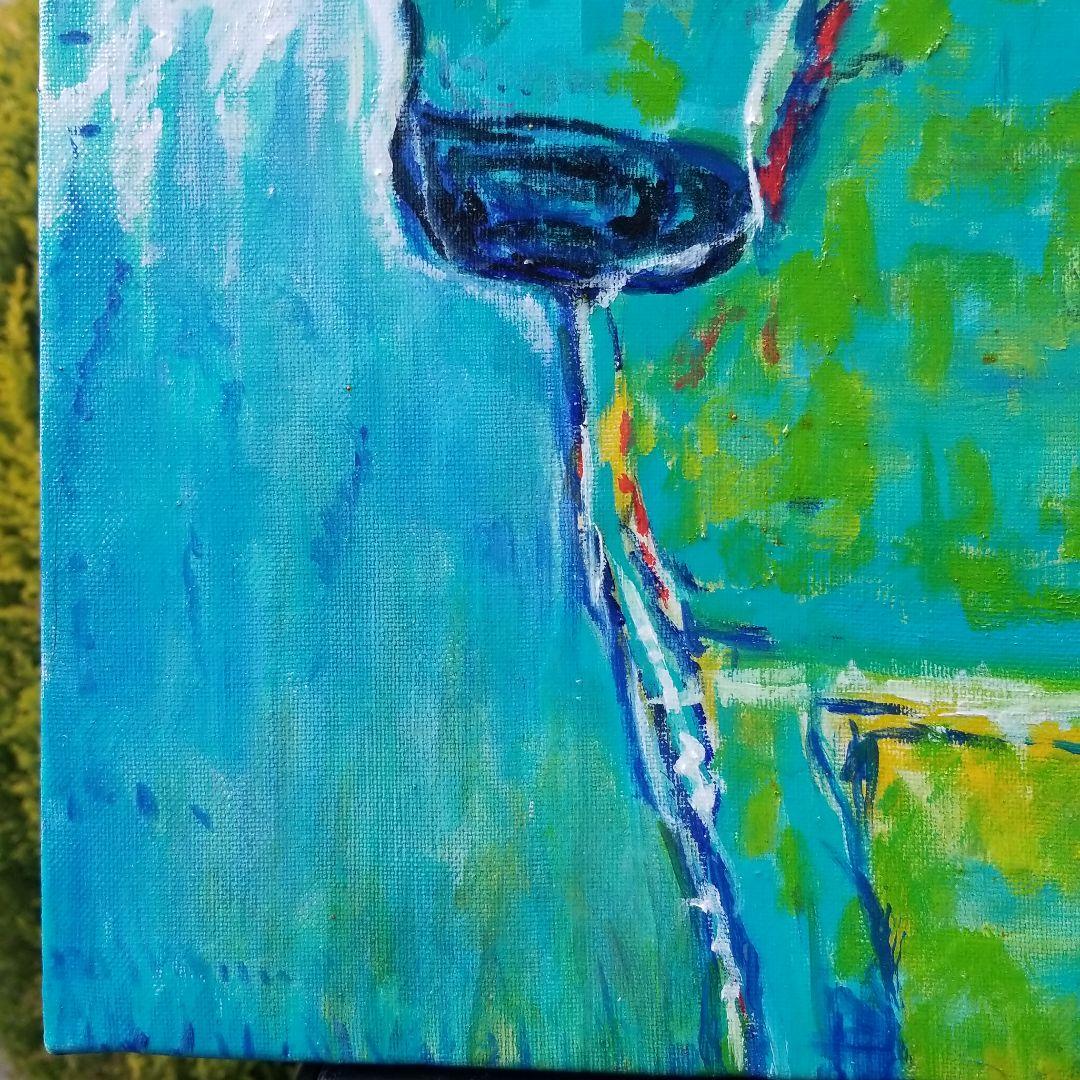 キャンバス 油絵 専用 カラフルCOWS 1