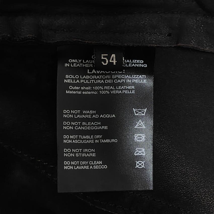 新品 Andrea D´AMICO サイズ54 ダミコ ライダース スエード