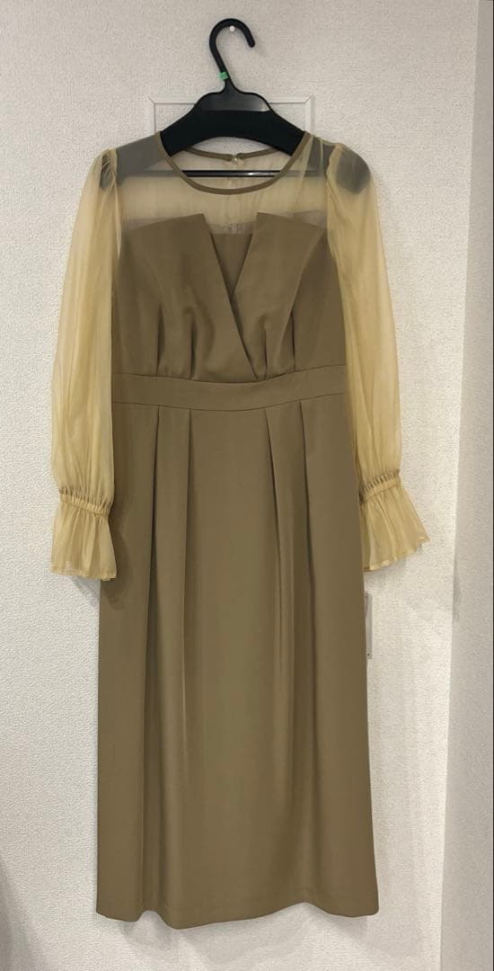 niana ビスチェデザインコクーンドレス カーキ S