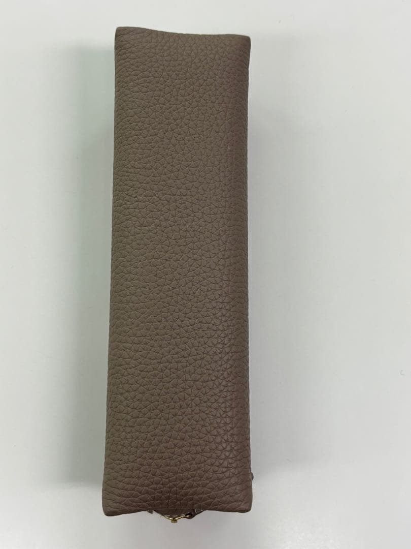 ボナベンチュラ レザー 筆箱 ブラウン