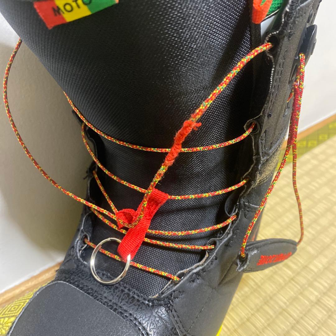 BURTON スノーボードブーツ メンズ ブラック/グリーン/イエロー