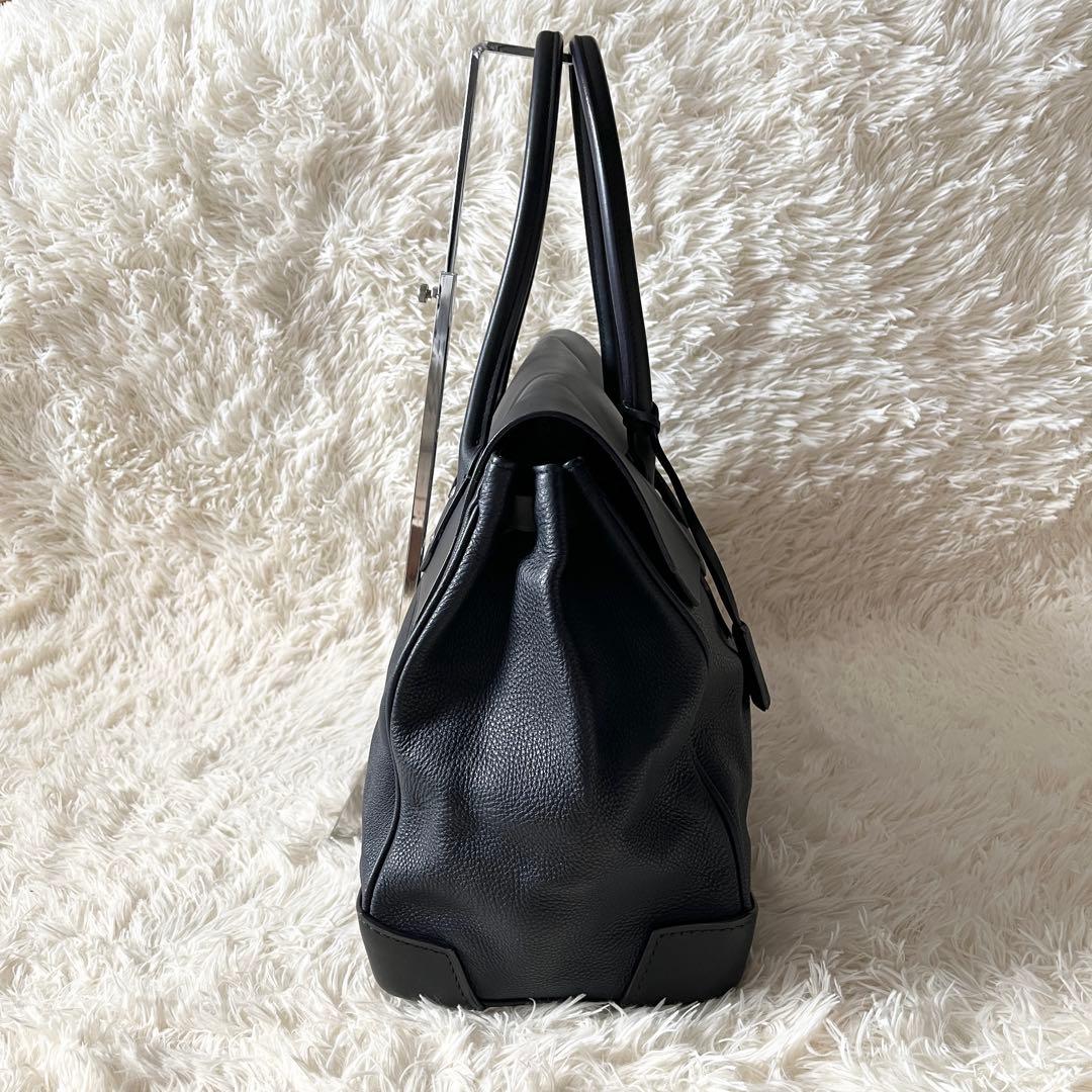 SOMES SADDLE×HT LABEL ビジネスバッグ　レザー　ネイビー