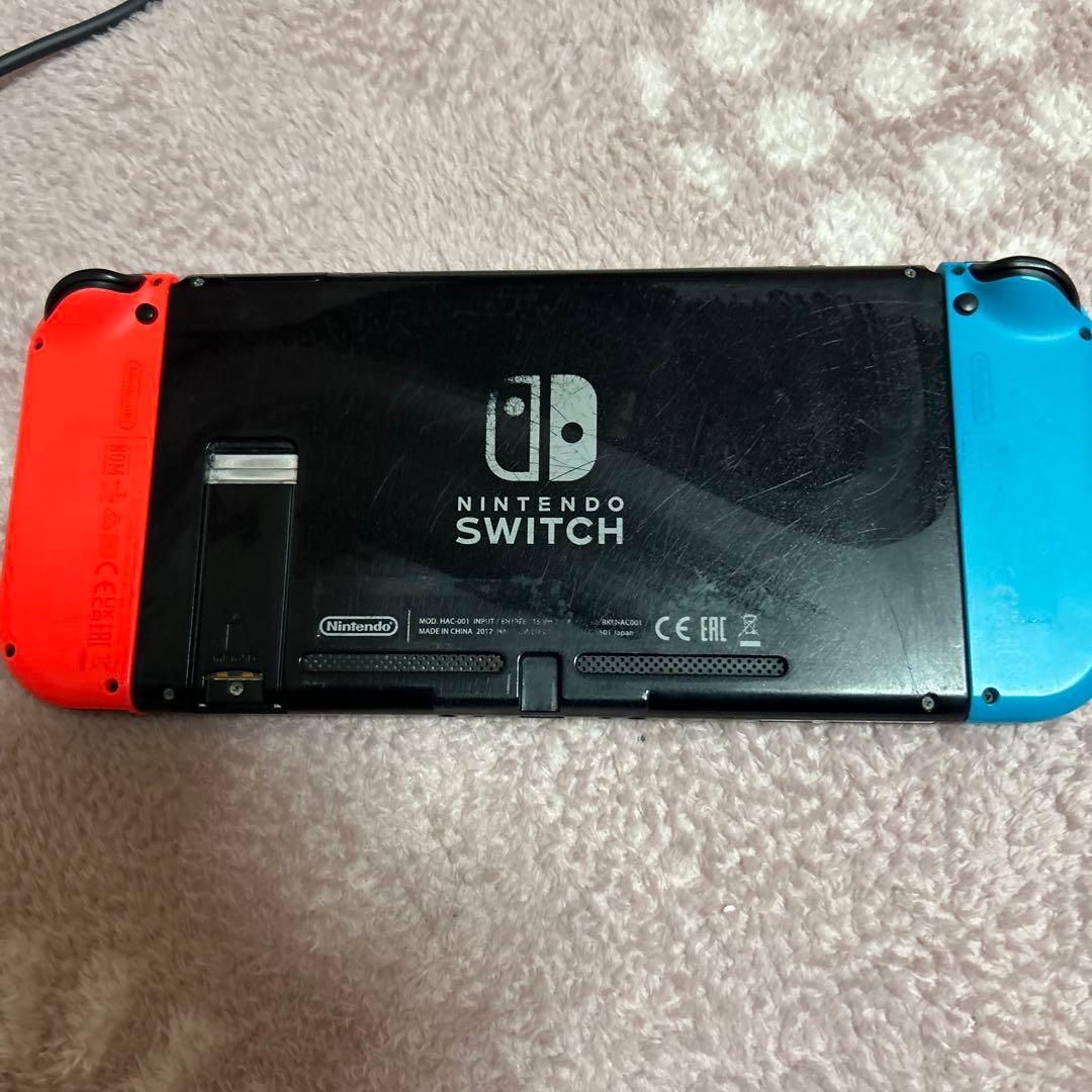 h*e様 Nintendo Switch 本体 青/赤