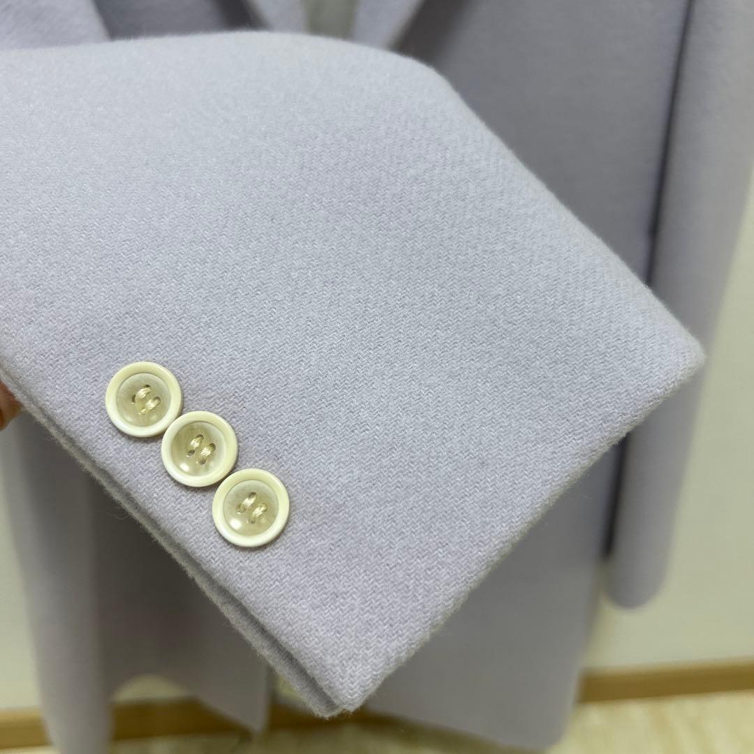 専用】 新品タグ付き ANAYI 薄紫 チェスターコート 36 - メルカリ