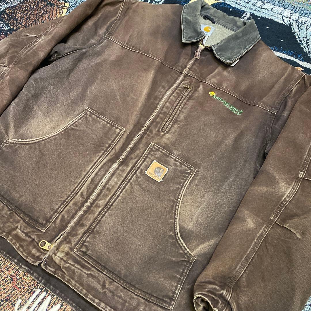 フェード 90s 00s Carhartt ダックジャケット ワーク デトロイト