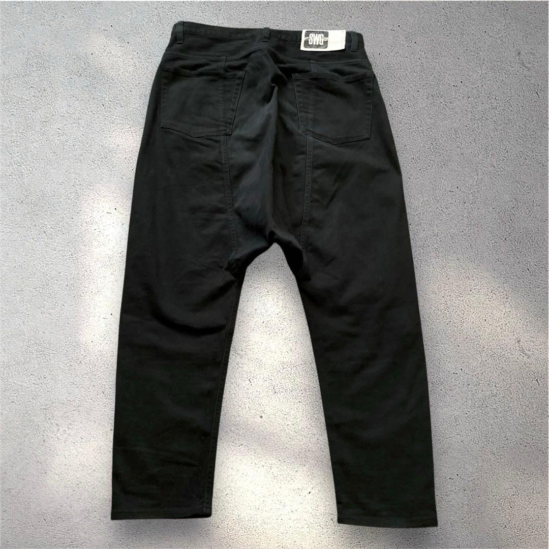 パンツ archive swagger sarrouel black jeans y2k