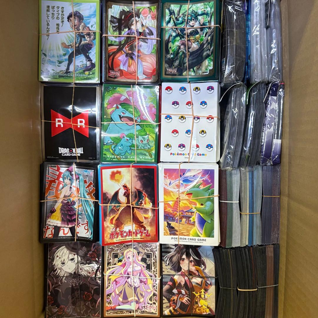 トレカスリーブ キャラスリーブのみ 大量まとめ売り 100サイズ 約16kg