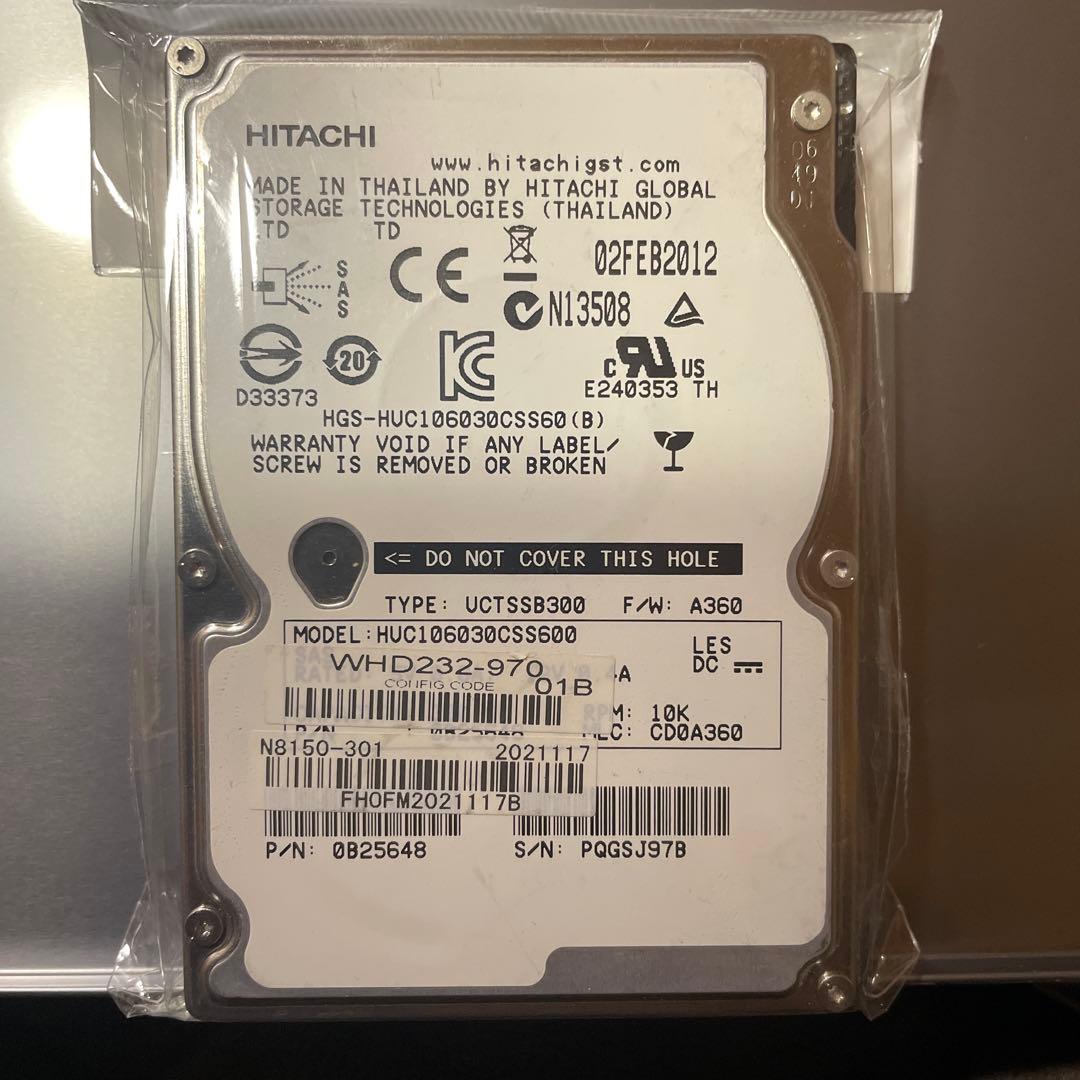HITACHI HUC106030CSS600 ハードディスク　日立 日立（HITACHI） HITACHI HUC106030CSS600 SAS 300GB 10K 2.5インチ