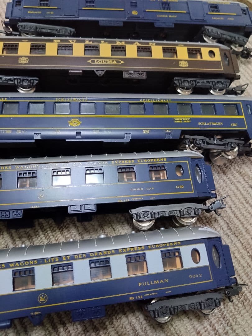 鉄道模型　HOゲージ　LIMA リマ オリエントエクスプレス 客車 まとめて５両