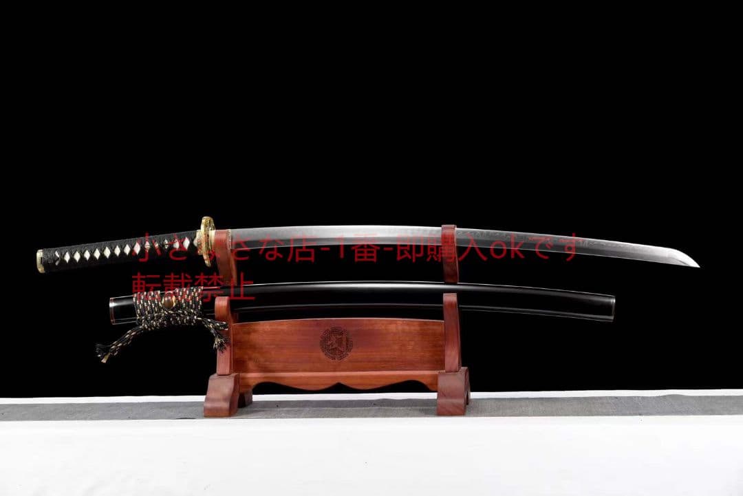 銅装T 10焼刃牛角鞘『嫦娥奔月』古兵器 武具 刀装具 日本刀 模造刀 居合刀