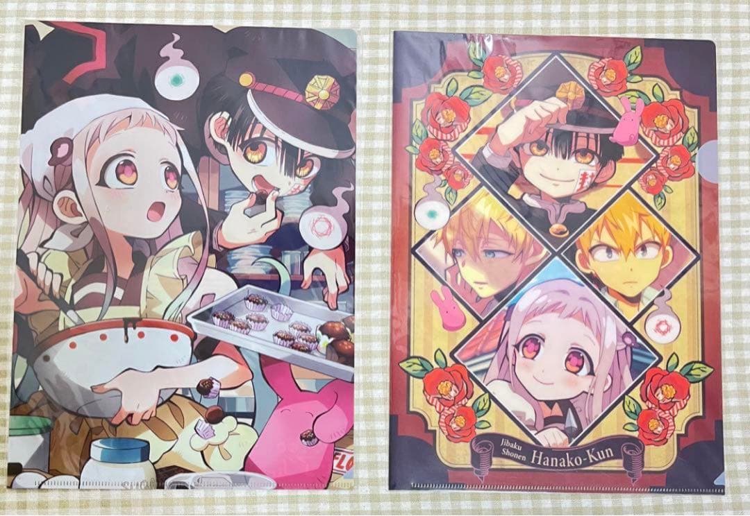 地縛少年花子くん 下敷き クリアファイル 12点 キャラクターグッズ