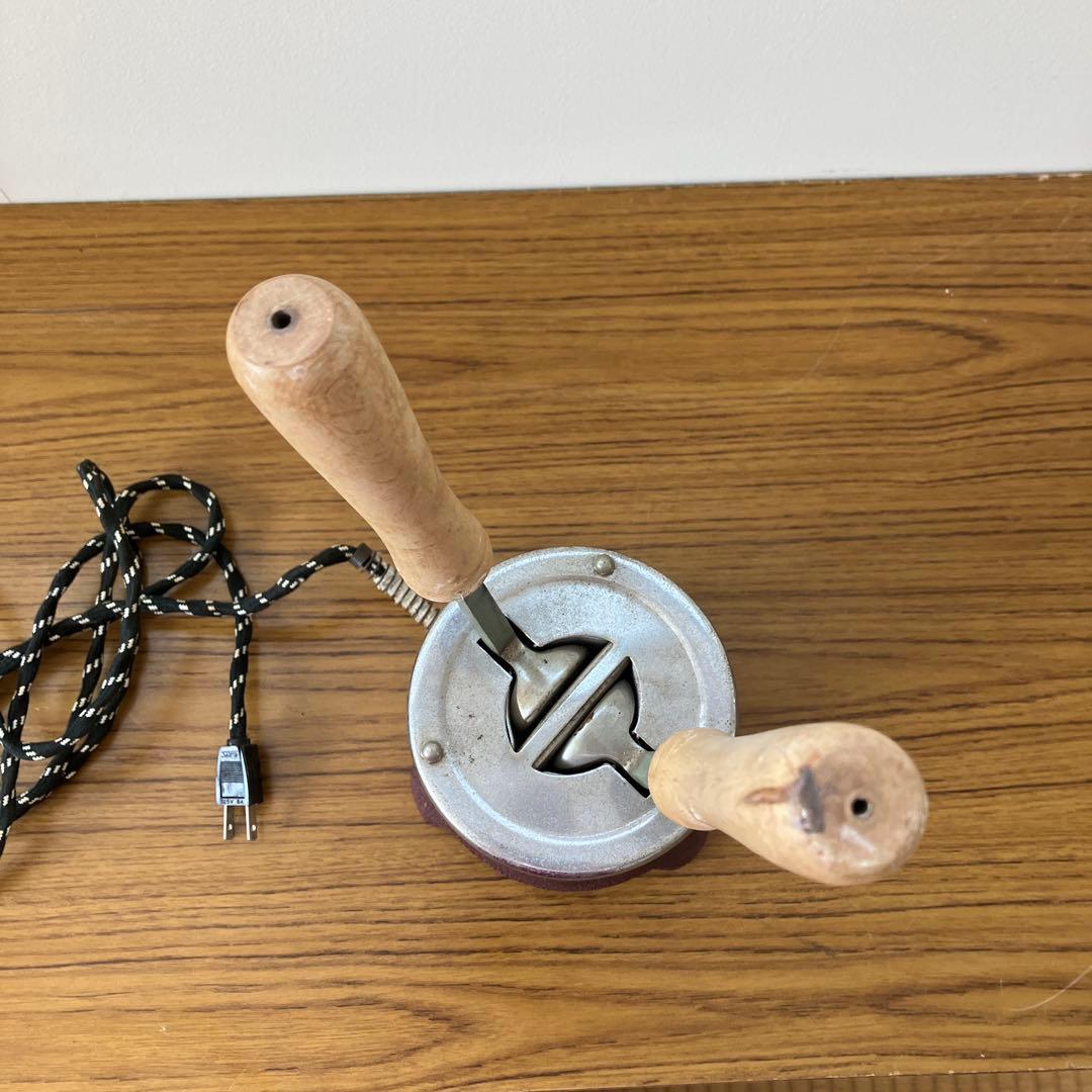 藤原式裁縫用電化鏝 双矢電気 裁縫コテ 藤原式和裁電化鏝