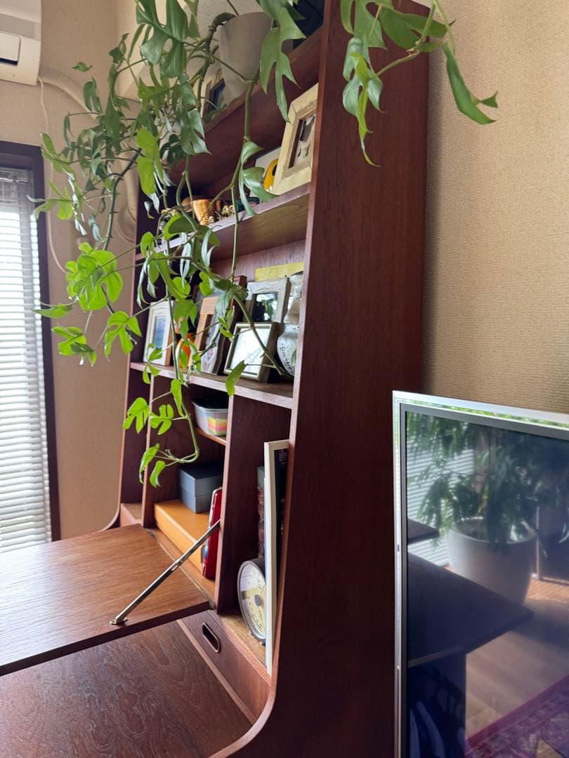 ☆ 民芸家具 ライティングビューロー 流氷 89-008 昭和 レトロ 古家具