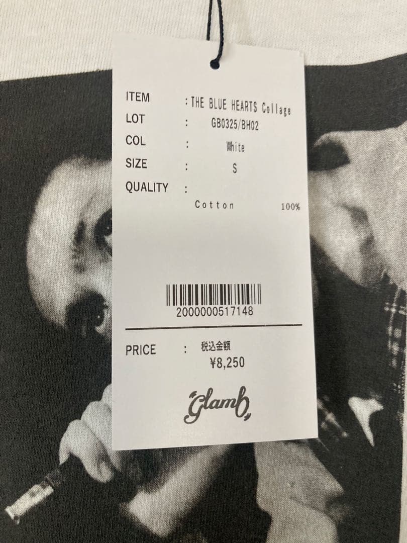 新品 glamb ブルーハーツ 40周年記念コラボ tシャツ