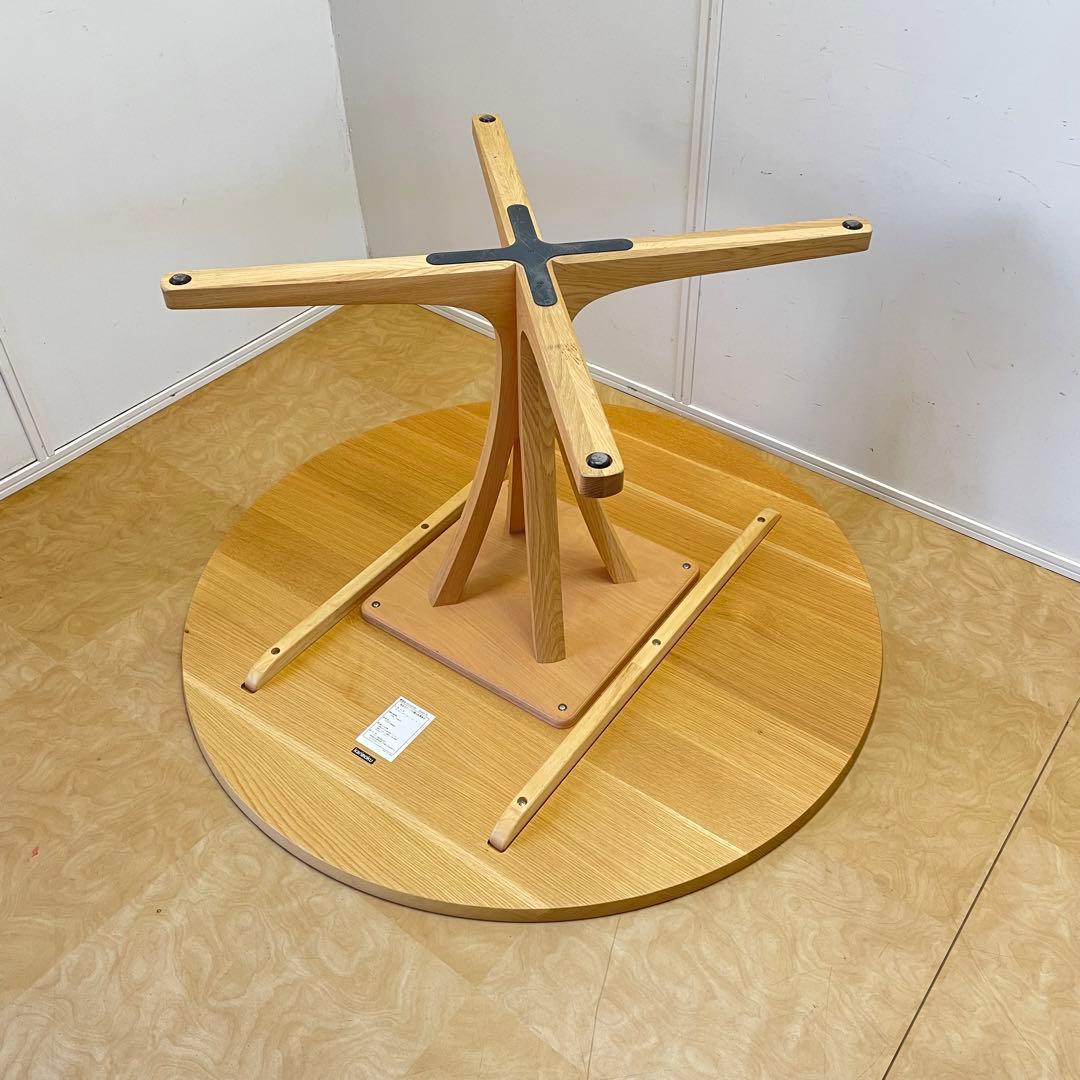 オニャンコポン カリモク 丸テーブル 幅120 ダイニングテーブル 円形