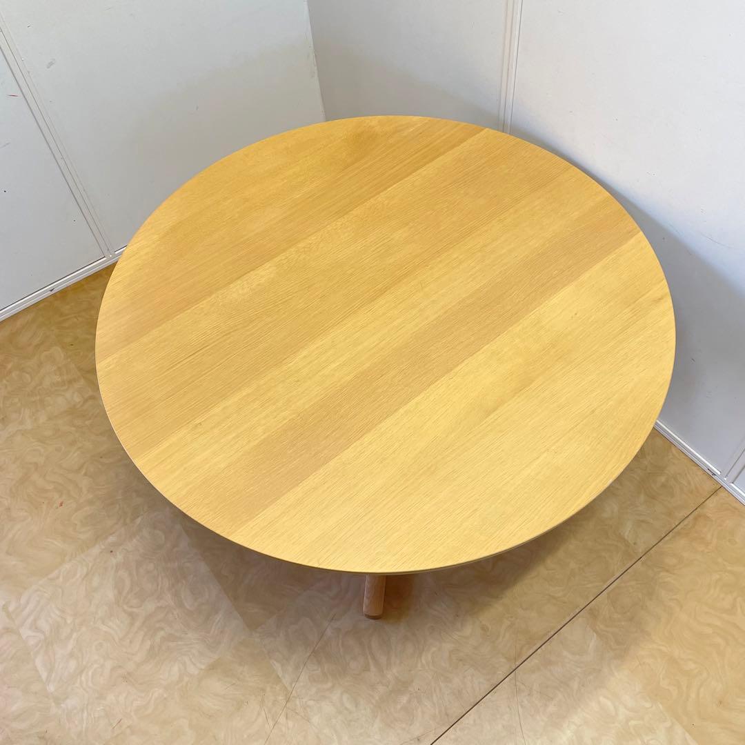 オニャンコポン カリモク 丸テーブル 幅120 ダイニングテーブル 円形