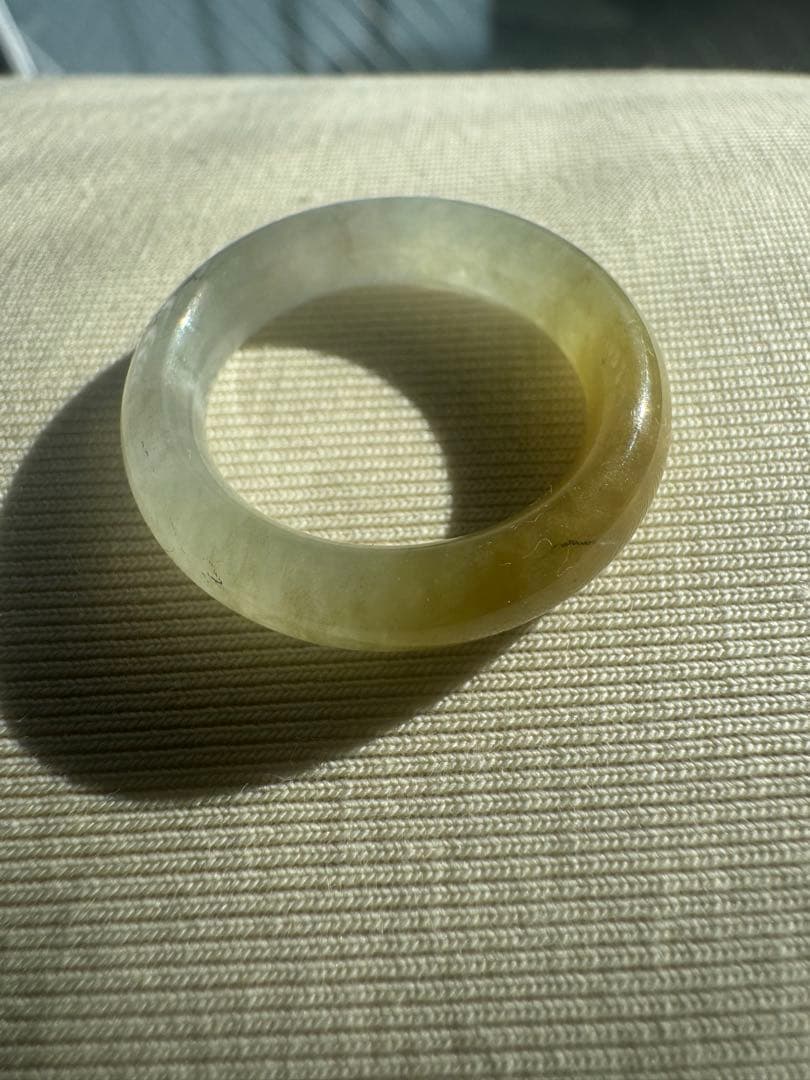 専用　本翡翠　くりぬきリング