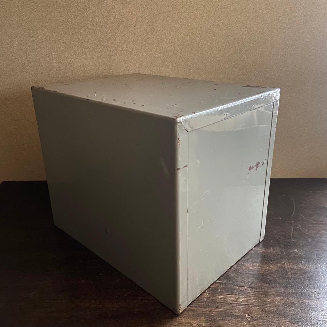 インダストリアル スチールケース 書類ケース ビンテージ