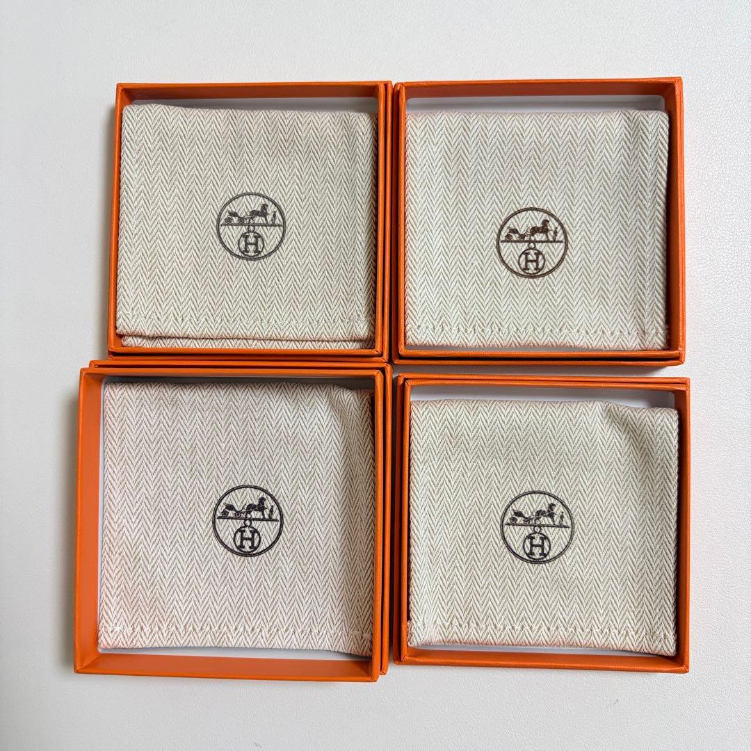 美品 エルメス 保存袋 空箱 4個セット ブレスレット アクセサリー入れ