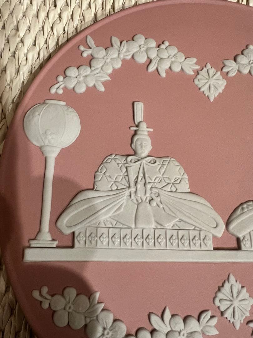 ウェッジウッド　ジャスパー　雛ドールプレート