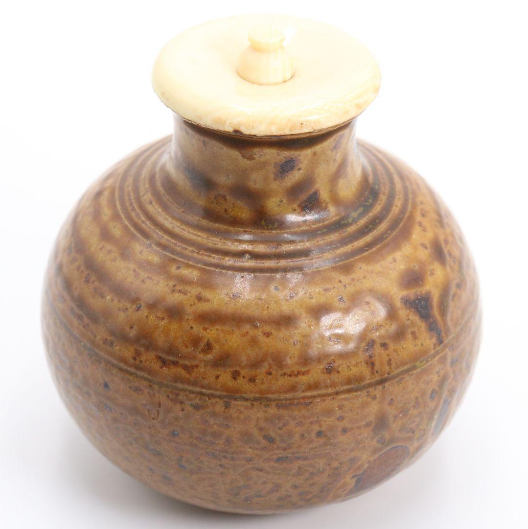 笹田仁史作 唐物大名物 利休丸壷写 茶入 藤種緞子仕