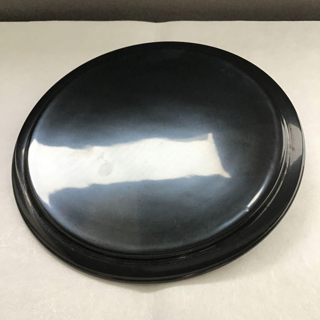 茶道具水指捻子梅水指(金属製)塗の蓋付駒方米山作共箱紙箱S246MS