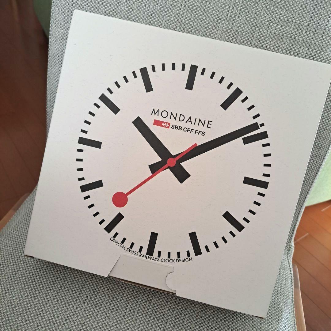 【新作カラー・新品】MONDAINE 掛け時計 25cmホワイト