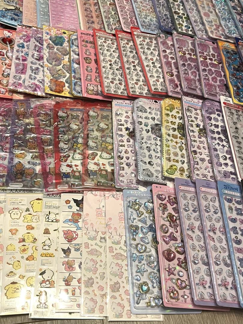 ボンボンドロップシール まとめ売り シール　100点