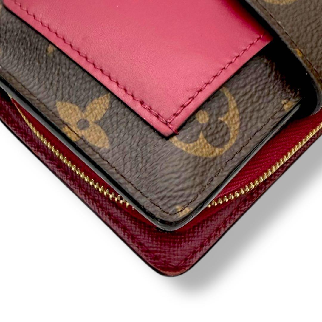 【美品】　ルイヴィトン 折り財布 ポルトフォイユ ジュリエット モノグラム