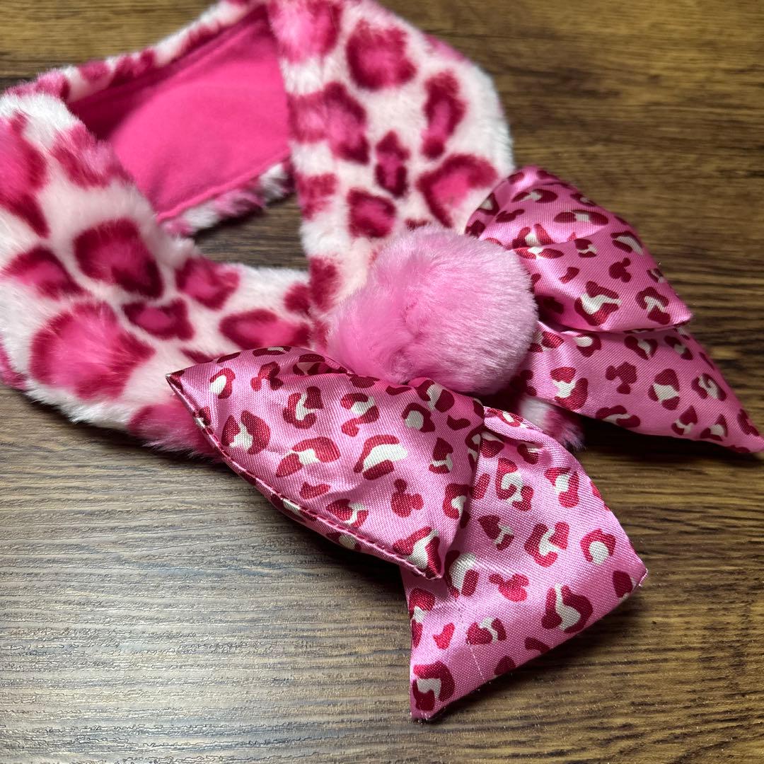 ディズニー ヒョウ柄 マフラー 廃盤