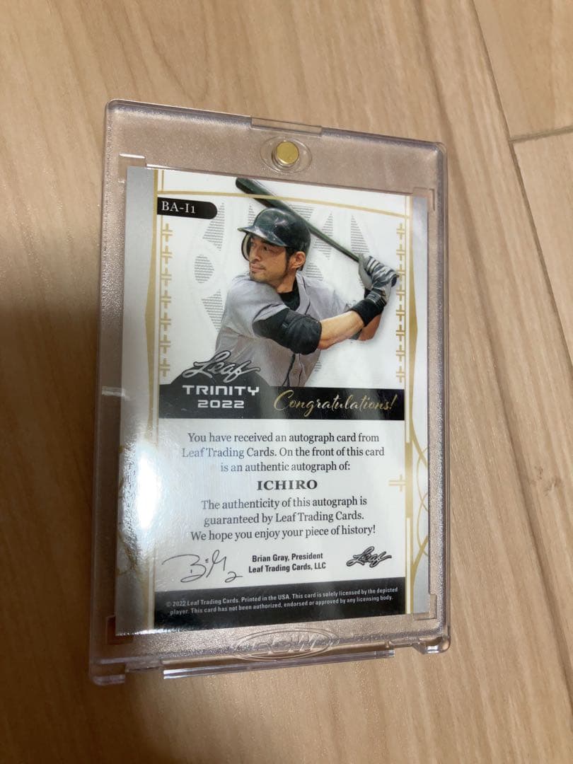 50枚限定 2022 Leaf Trinity イチロー 直筆サインカード
