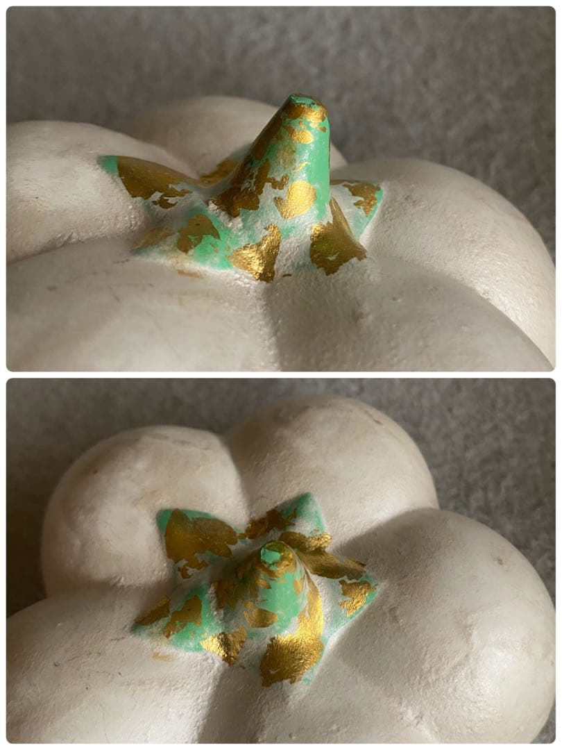 【京都・東哉製】梅華・紅白／梅の花・置物（修復品）