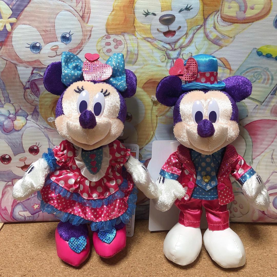 ミッキー ミニー ぬいぐるみバッジ ディズニー パルパルーザ - メルカリ