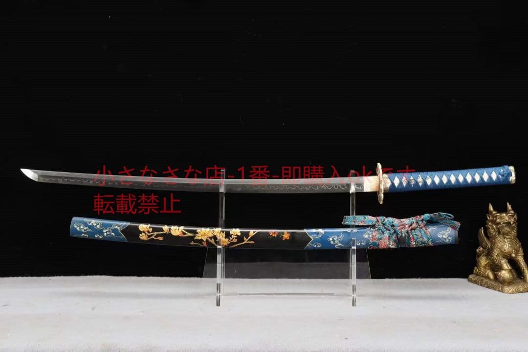 【手描き鞘侍】  古兵器 武具 刀装具 日本刀 模造刀 居合刀