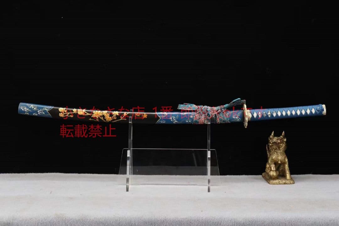 【手描き鞘侍】  古兵器 武具 刀装具 日本刀 模造刀 居合刀