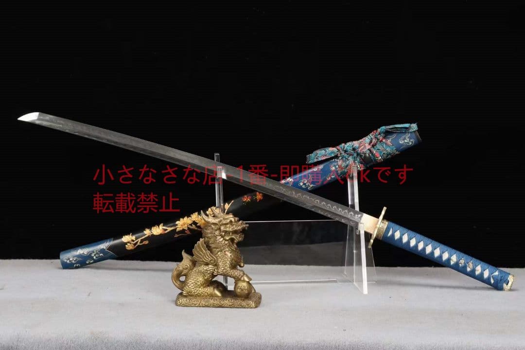 【手描き鞘侍】  古兵器 武具 刀装具 日本刀 模造刀 居合刀