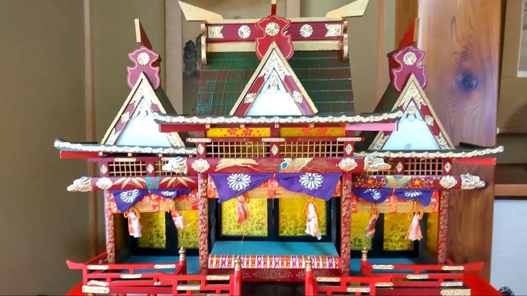 雛人形御殿飾り 昭和30年代