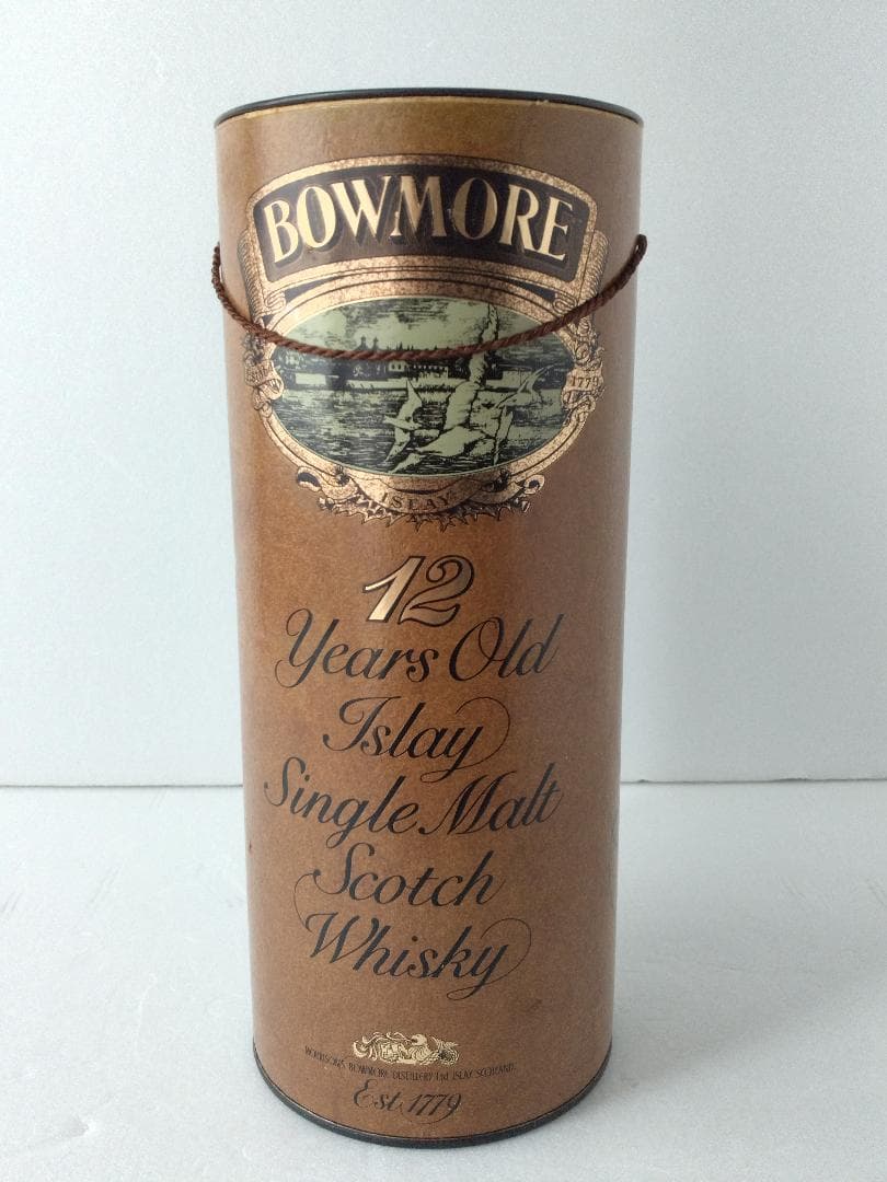 空瓶】ボウモア BOWMORE 12年 ダンピーボトル 旧ボトル ケース付き