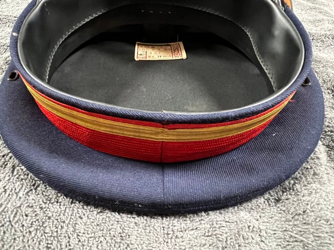 【O-897】国鉄 助役 帽子 記念メダル 功績章 鉄道 コスプレ