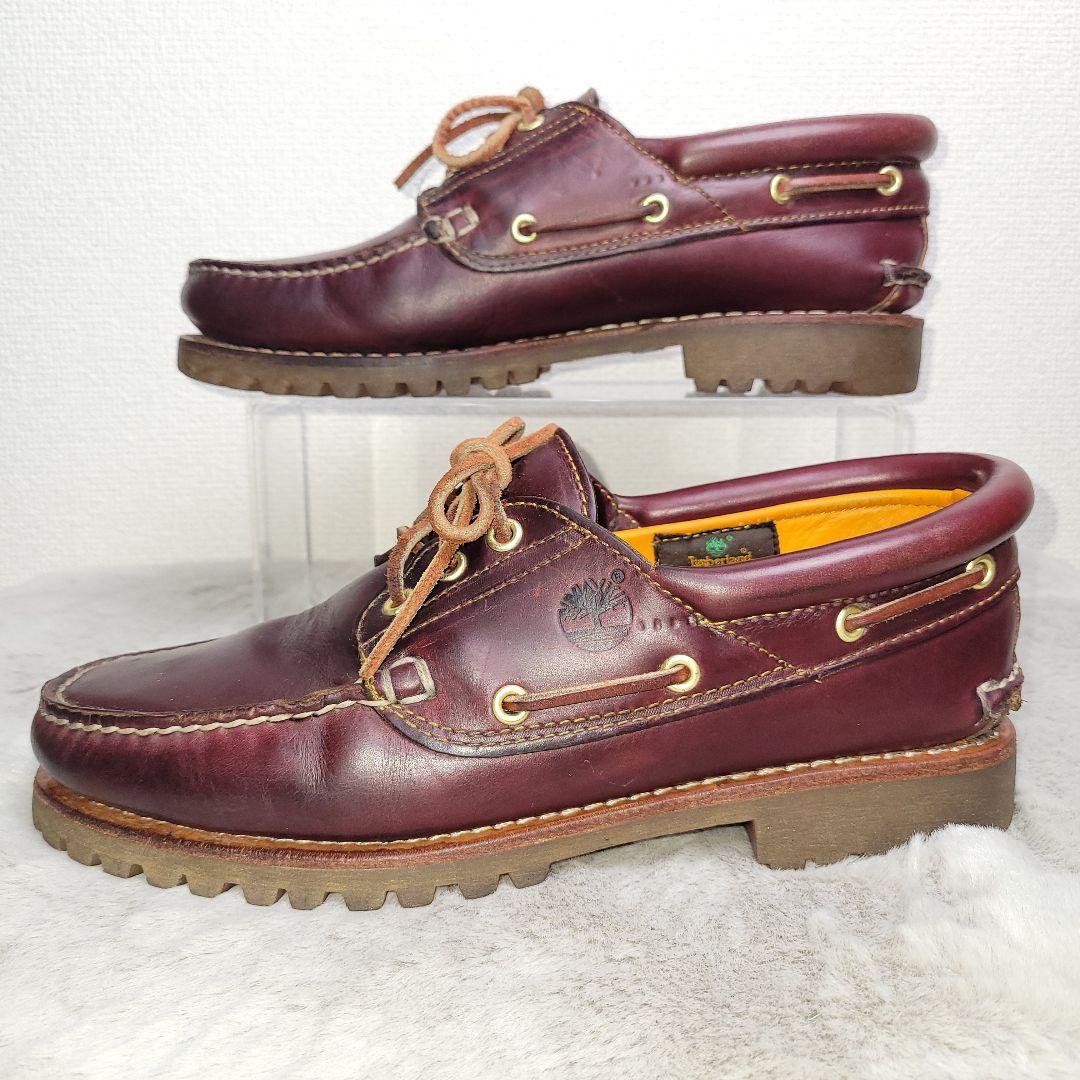 美品✨ Timberland 27.0 デッキシューズ ラバーアウトソール