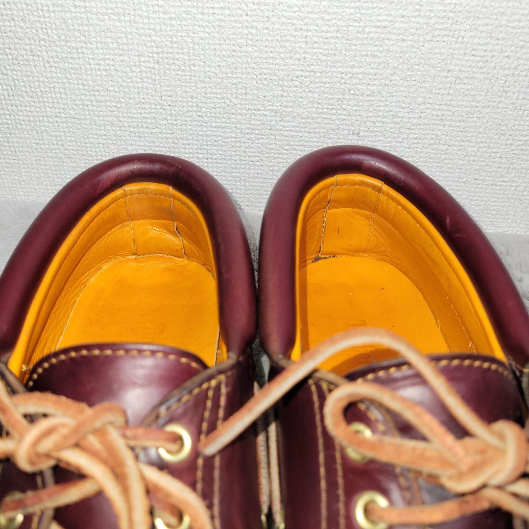 美品✨ Timberland 27.0 デッキシューズ ラバーアウトソール