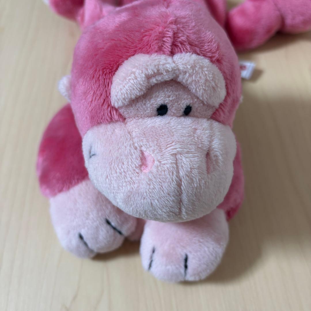 nici　PLAZA限定　ニキ　ゴリラ　ピンク　ペンポーチ　筆箱　NICI