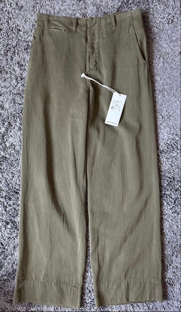 【タグ付属】MAATEE&SONS CHINO TROUSER \"ドゥルン\"