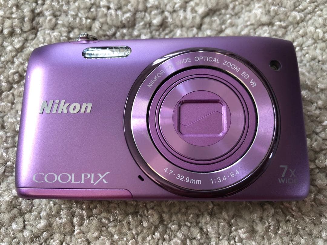 超美品☆Nikon COOLPIX S3500 パープル