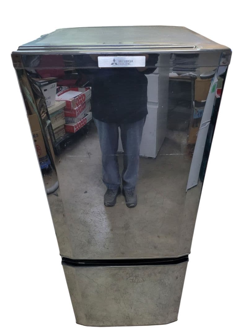 三菱 2020年製 ノンフロン冷凍冷蔵庫 MR-P15E-B1 146L - メルカリ